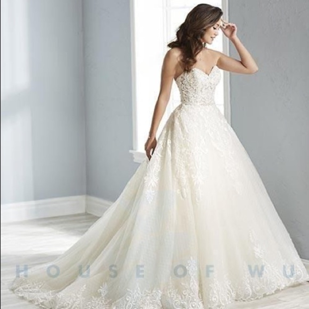 Christina Wu Lace Wedding Dress - IVORY